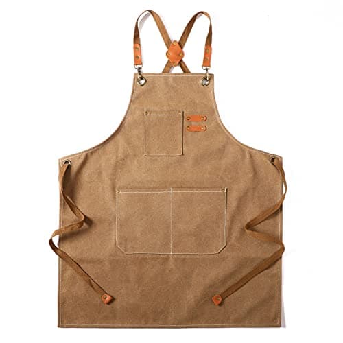 Tosewever Canvas Cross-Back Chef Apron