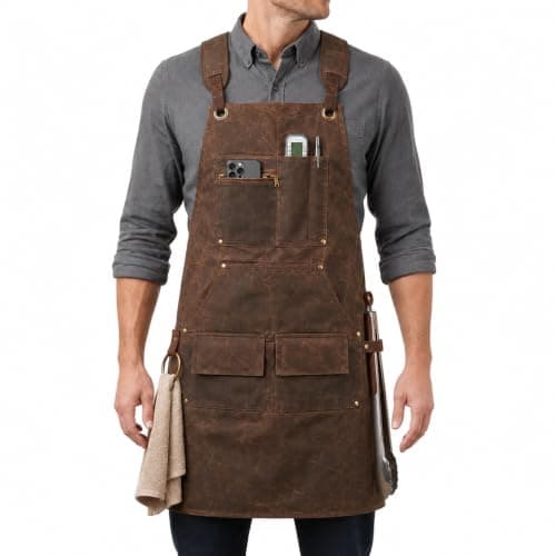 searforge Waxed Canvas Professional BBQ Apron