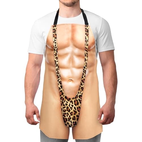 A AIFAMY Funny Belly BBQ Gag Apron