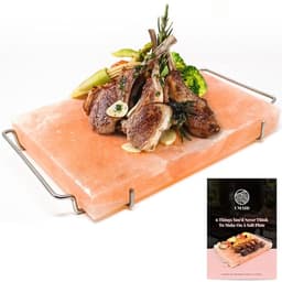 UMAID Himalayan Salt Cooking Block with Tray