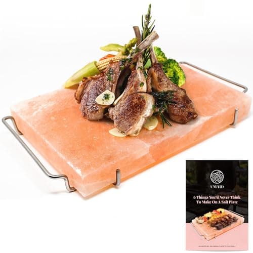 UMAID Himalayan Salt Cooking Block with Tray