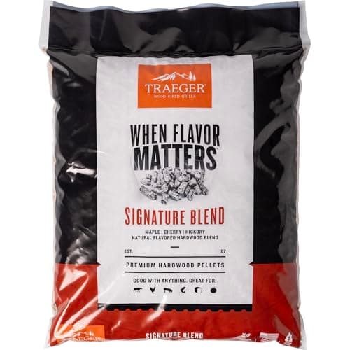 Traeger Signature Blend Hardwood Pellets, 18 lb (PEL402)