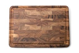 Ironwood Gourmet Charleston End Grain Board with Channel, 20 x 14 in