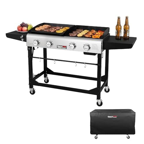 Royal Gourmet GD401C 4-Burner Gas Grill & Griddle Combo