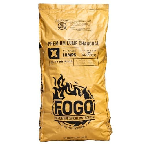 FOGO Super Premium Hardwood Lump Charcoal, 35 lb