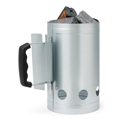 Amazon Basics Charcoal Chimney Starter (6.6 lb Capacity)