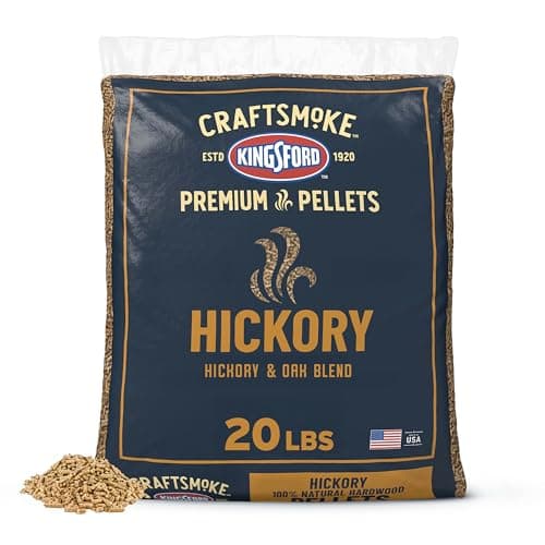Kingsford Craftsmoke Premium Hickory Wood Pellets, 20 lb