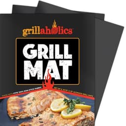 Grillaholics Non-Stick Grill Mats (Set of 2)