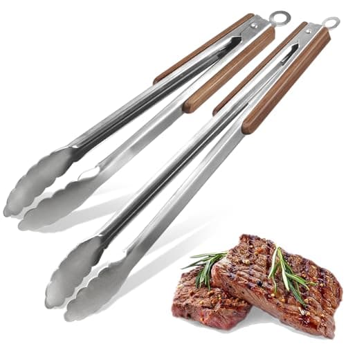 Esie Houzie 16- and 12-Inch Grill Tongs (2-Pack)