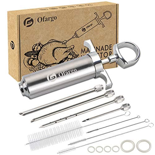 Ofargo 304 Stainless Steel Meat Injector Syringe Kit