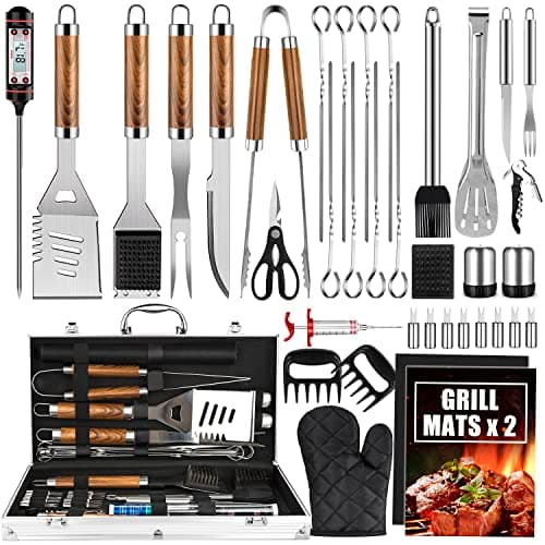 Cifaisi 38-Piece BBQ Tool Set with Aluminum Case