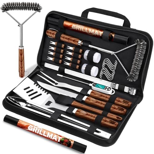 RINPIR 31-Piece BBQ Grill Accessories Gift Set