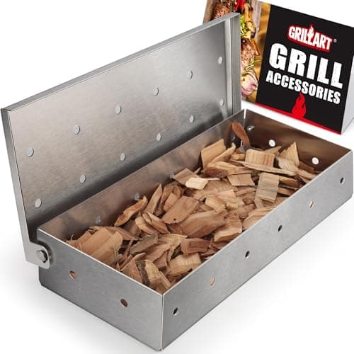 GRILLART SKBX1 Stainless Steel Smoker Box