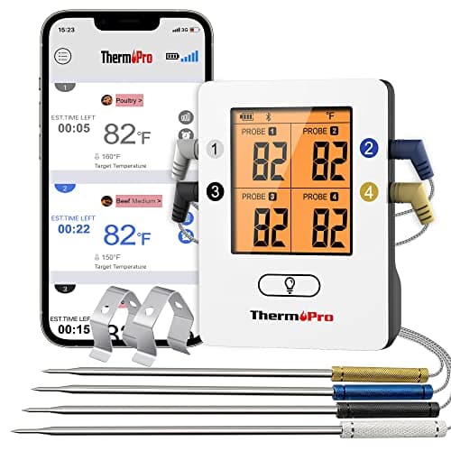 ThermoPro TP25 4-Probe Bluetooth Thermometer