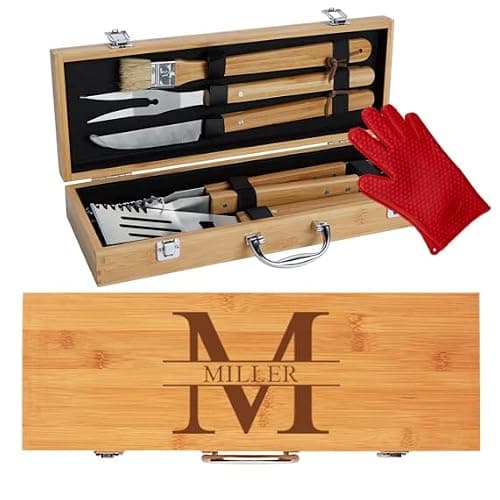 Char Chimney Pick Personalized Engraved 10-Piece Grill Set